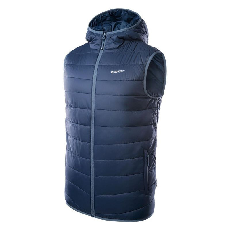 Pánská vesta Sinlus 92800326481 Tmavě šedá - Hi-Tec