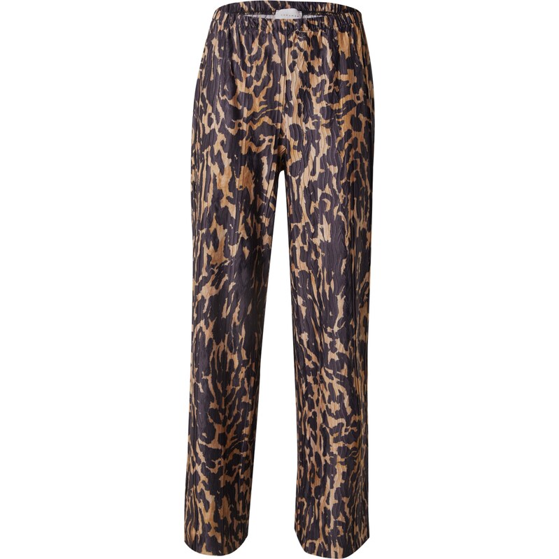 TOPSHOP Kalhoty umbra / černá