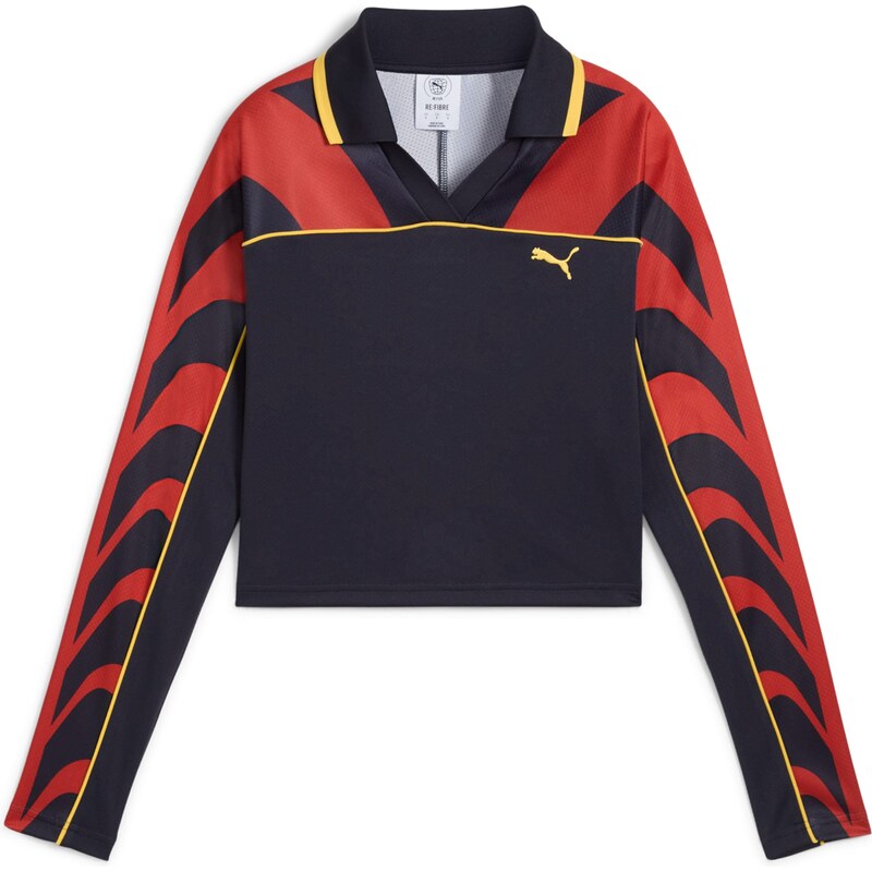 PUMA Tričko Road To Unity námořnická modř / žlutá / červená