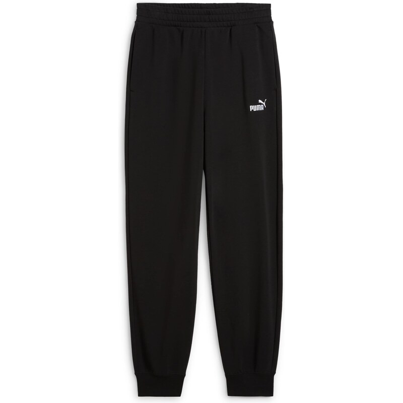PUMA Sportovní kalhoty ESS No. 1 černá / bílá