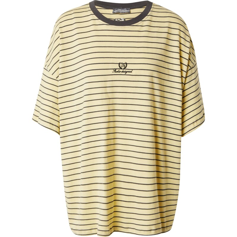 LTB Oversized tričko žlutá / černá