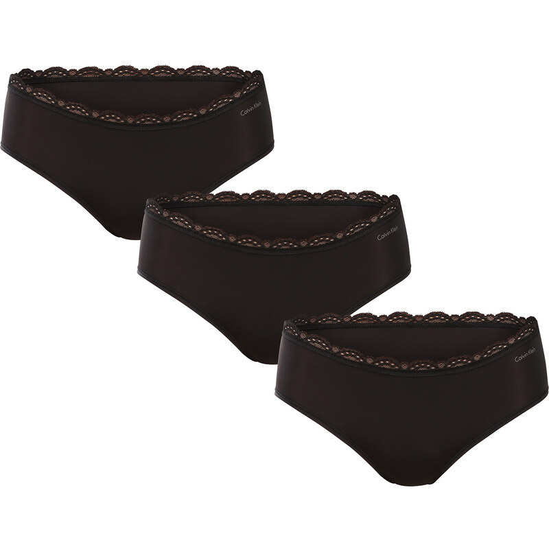 3PACK dámské kalhotky Calvin Klein černé (QD5302-UB1) 104000753