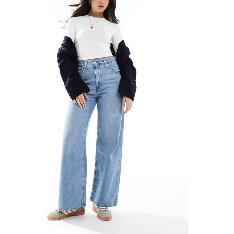 Levis cinch baggy jeans in light blue
