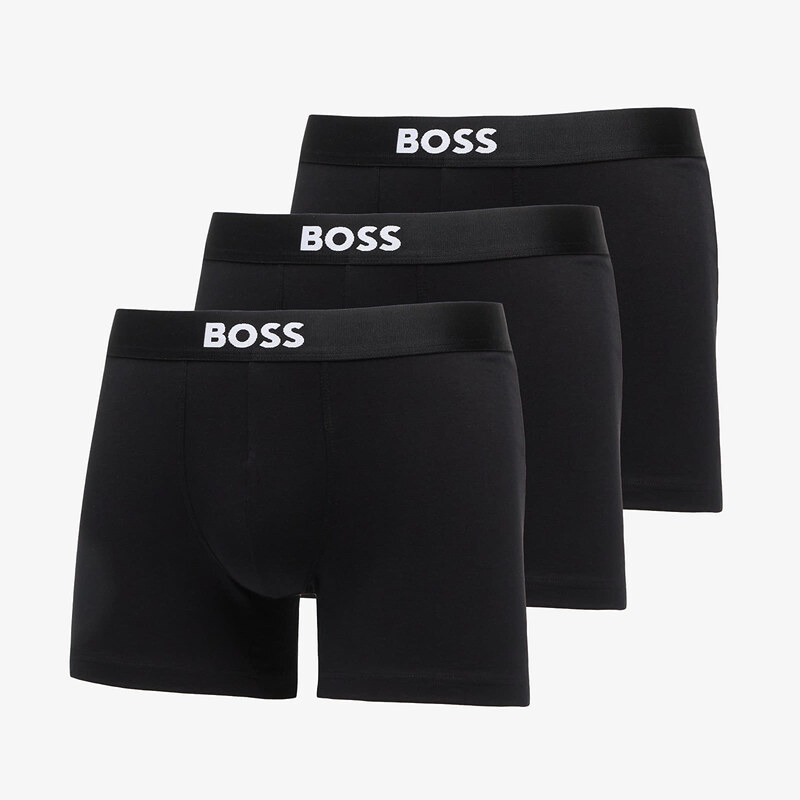 Boxerky Hugo Boss Boxer Briefs 3-Pack Boss One Black M