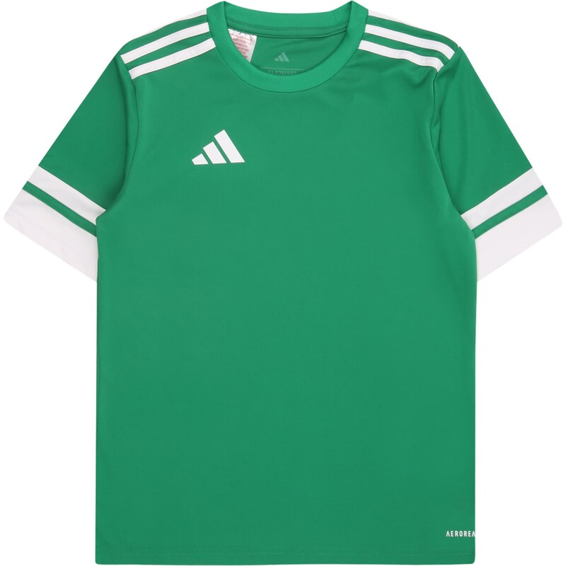 ADIDAS PERFORMANCE Funkční tričko SQUA25 zelená / bílá