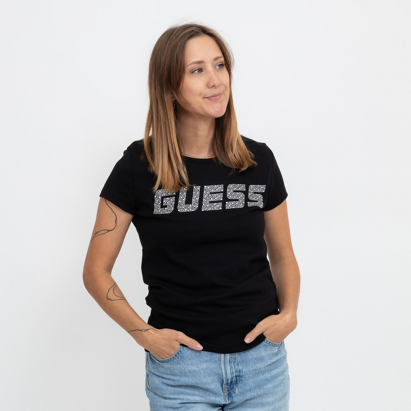 Guess New Kiara SS T-shirt BLACK