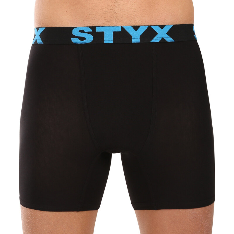 Pánské boxerky Styx long sportovní guma černé (UN3960)