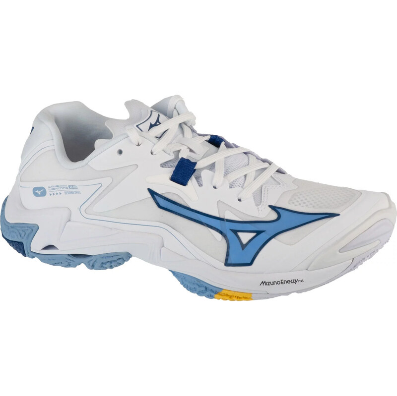 Bílo-modré pánské volejbalové tenisky Mizuno Wave Lightning Z8 Bílá 104038160