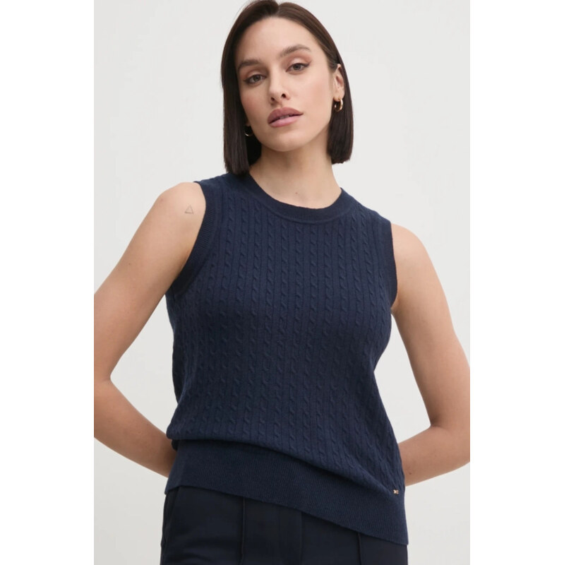 Tommy Hilfiger dámská tmavě modrá vesta