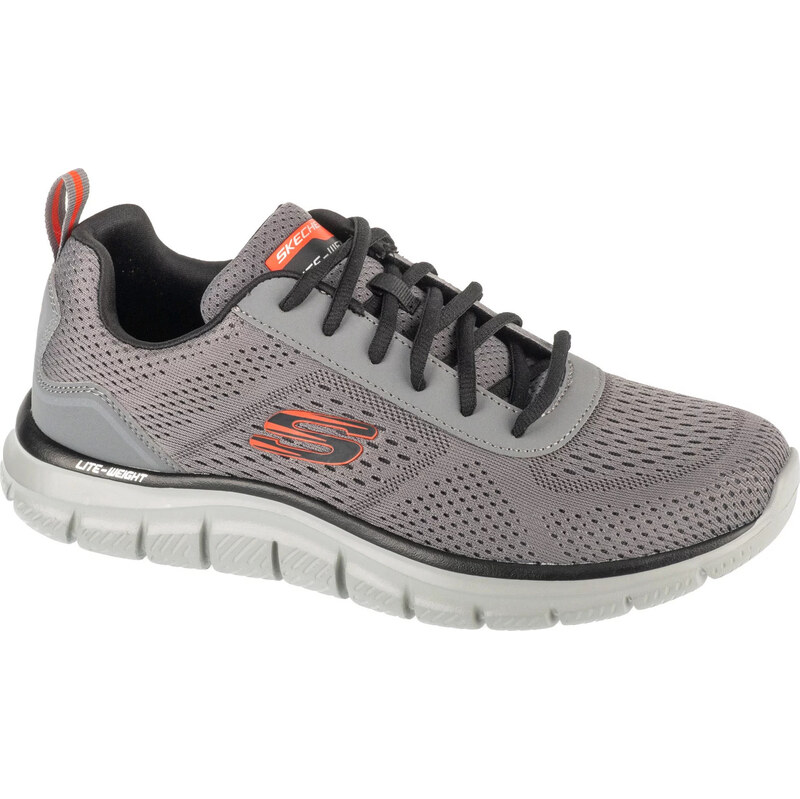 Šedé pánské běžecké tenisky Skechers Track - Leshur Šedá