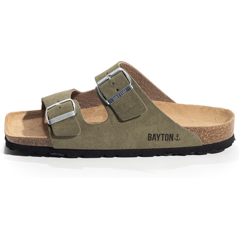 Bayton Pantofle Atlas khaki 104239461