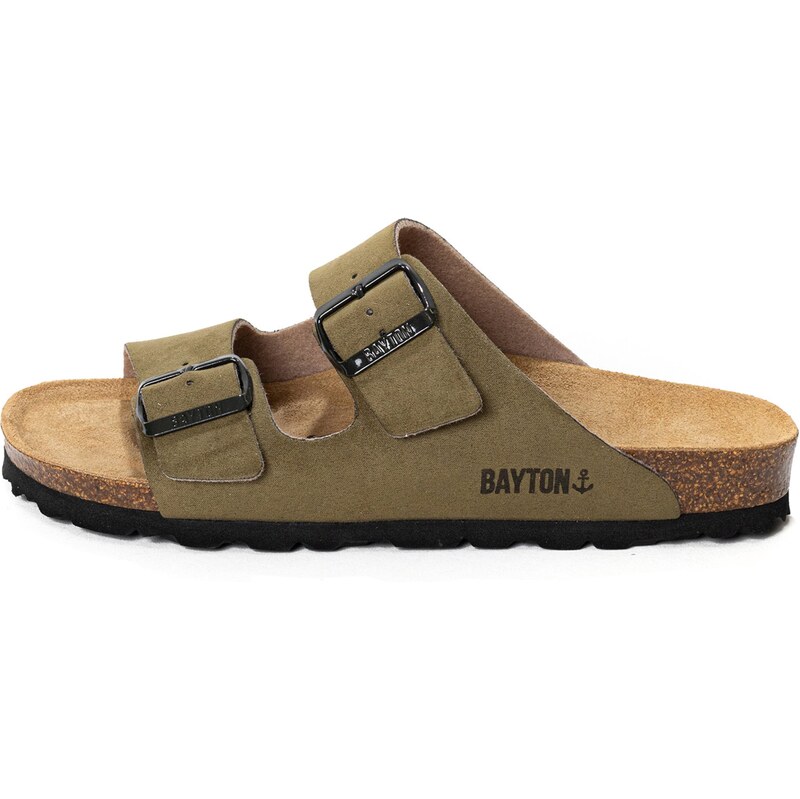 Bayton Pantofle Atlas khaki 104241662