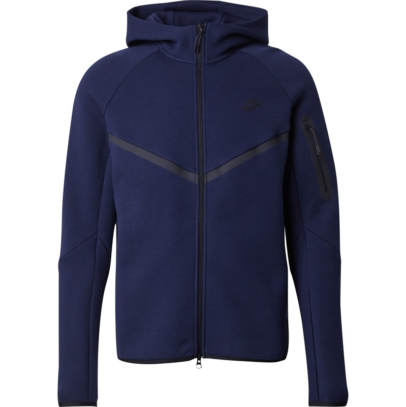Nike Sportswear Mikina Tech Fleece námořnická modř / černá