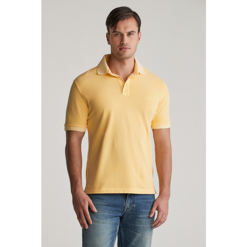POLOKOŠILE GANT SUNFADED SS POLO BANANA YELLOW