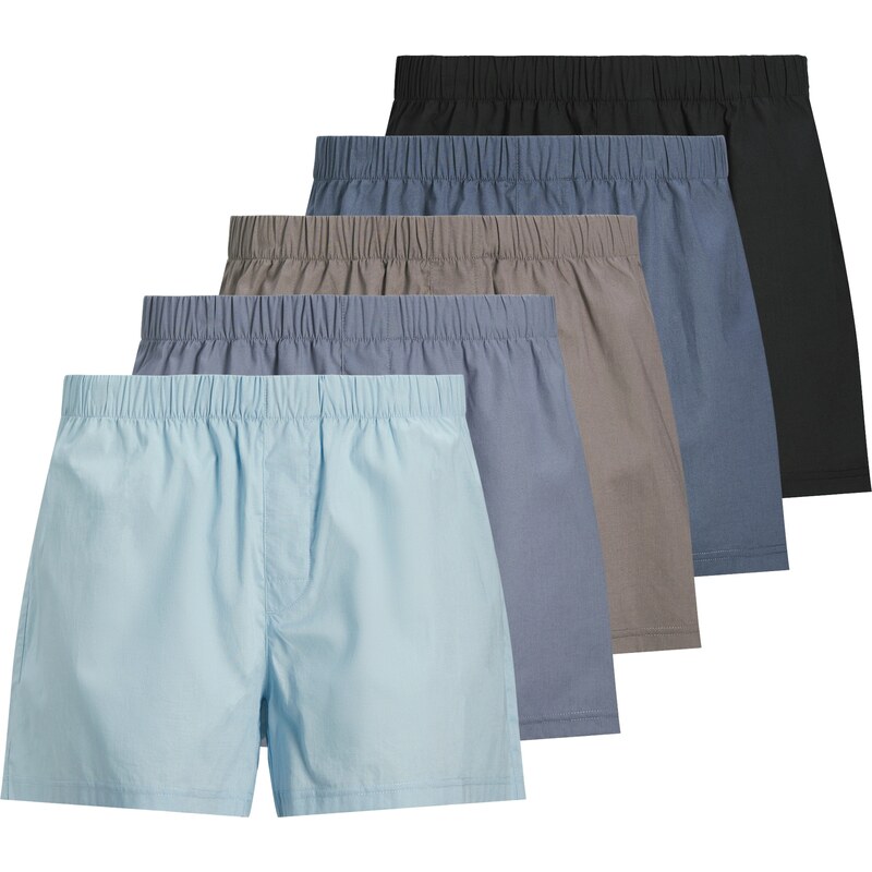 JACK & JONES Boxerky Milano chladná modrá / světlemodrá / šedá /