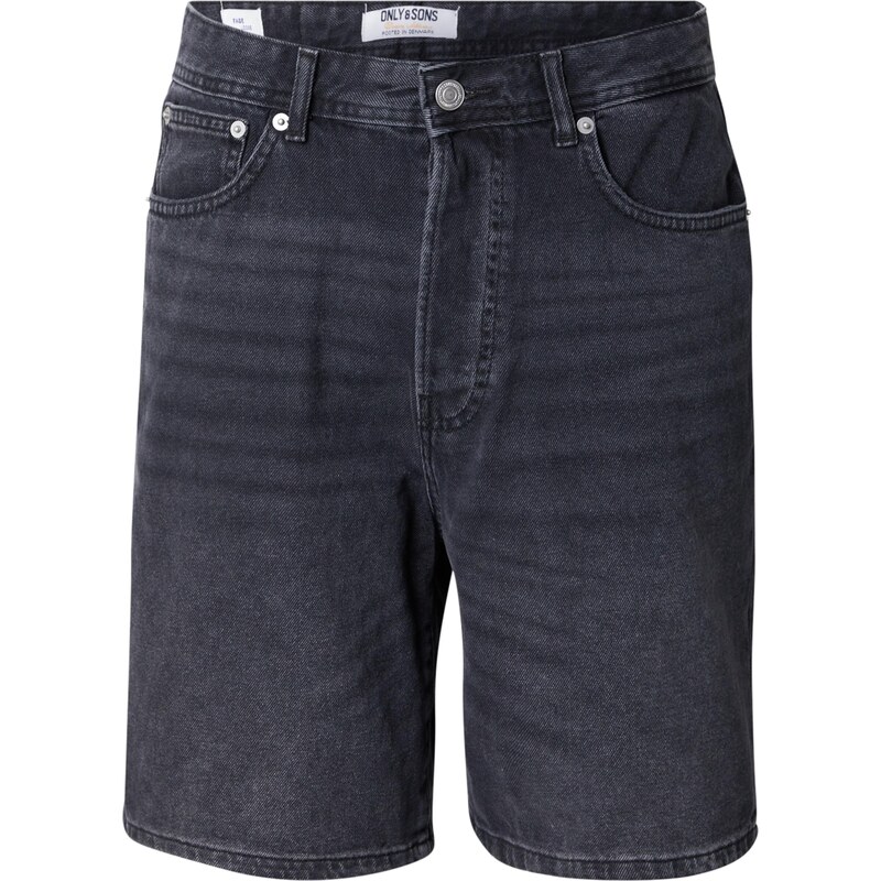 Only & Sons Džíny ONSFADE černá džínovina