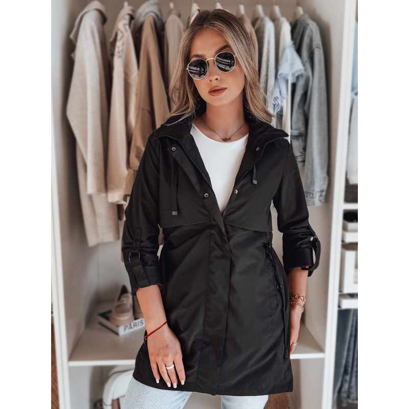 BASIC Černá dámská přechodová parka STYLINA TY4788