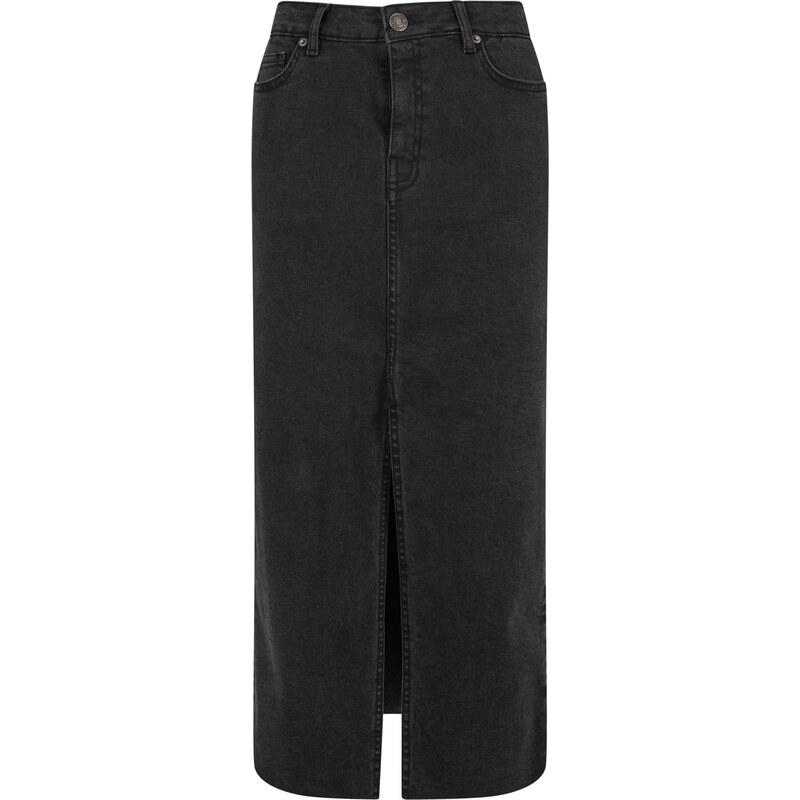 Urban Classics Sukně černá džínovina