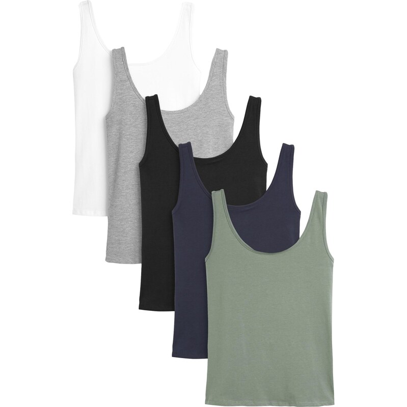Next Top marine modrá / šedý melír / zelená / černá / offwhite 105467023