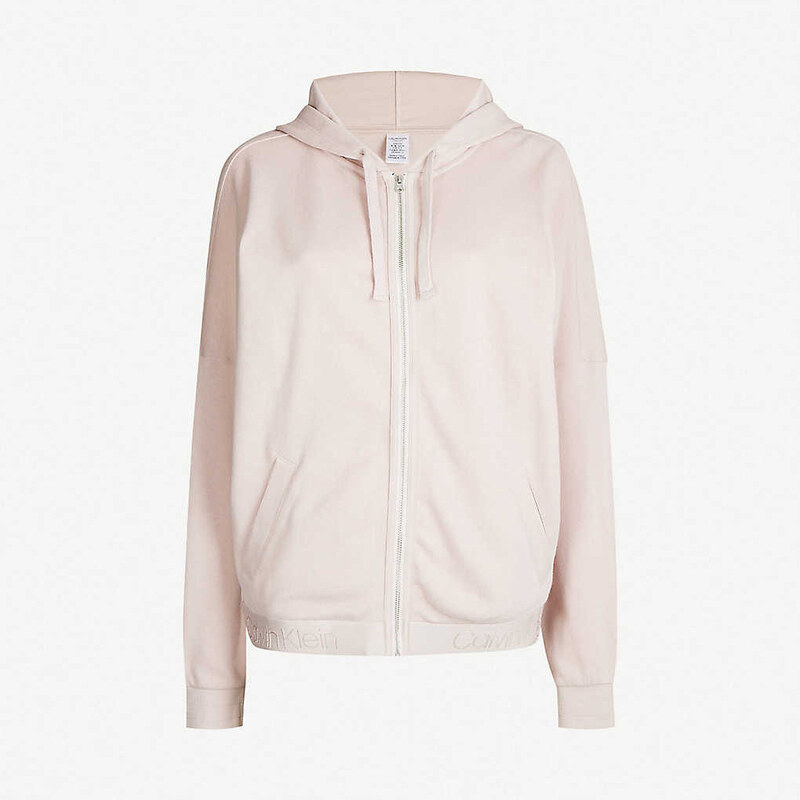 Dámská mikina s kapucí QS6149E-RUD - Calvin Klein
