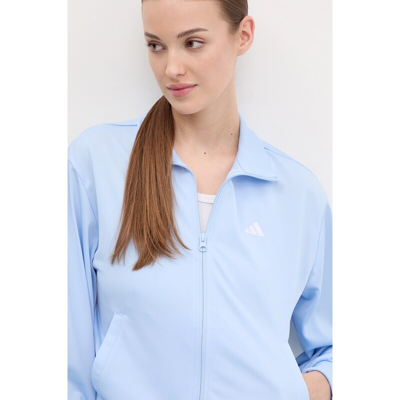 Tepláková souprava adidas Feelcozy modrá barva, JD2704