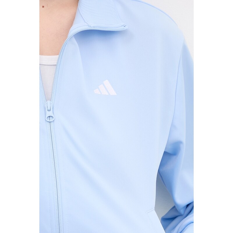 Tepláková souprava adidas Feelcozy modrá barva, JD2704