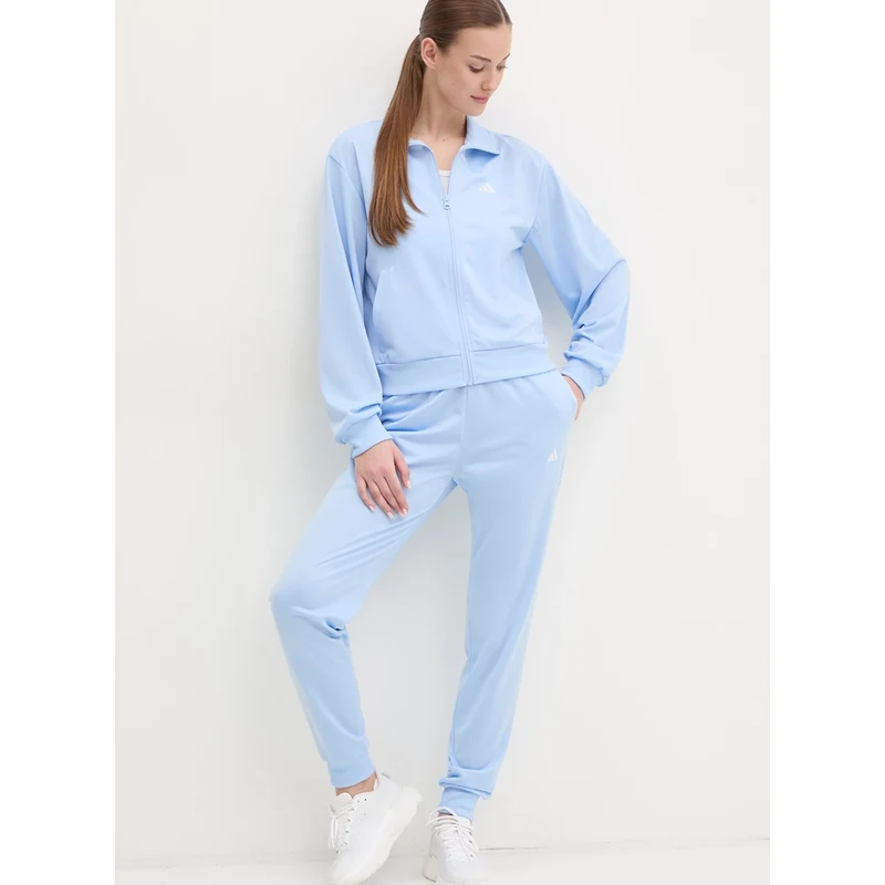 Tepláková souprava adidas Feelcozy modrá barva, JD2704