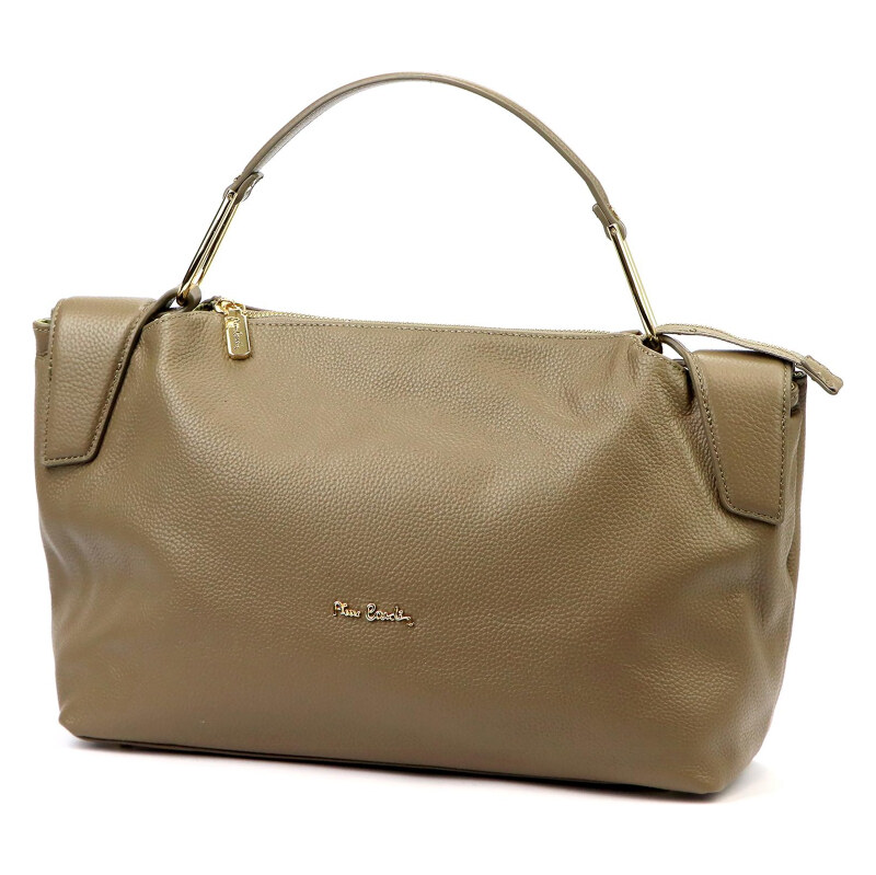 Kožená kabelka Pierre Cardin béžová KZ2256507 104106018