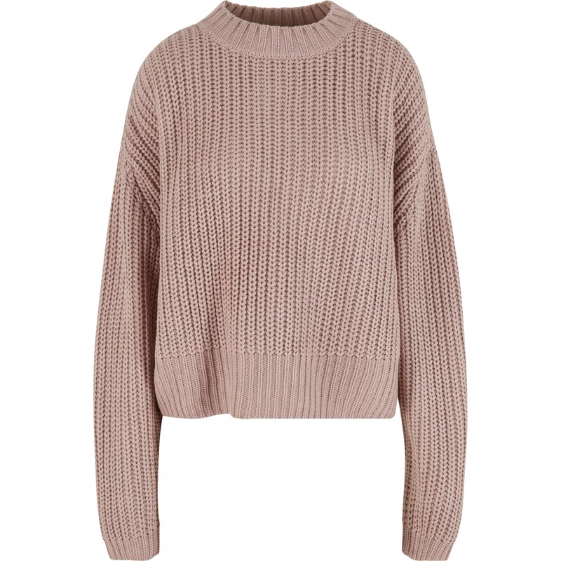 Urban Classics Maxi svetr starorůžová 108757502
