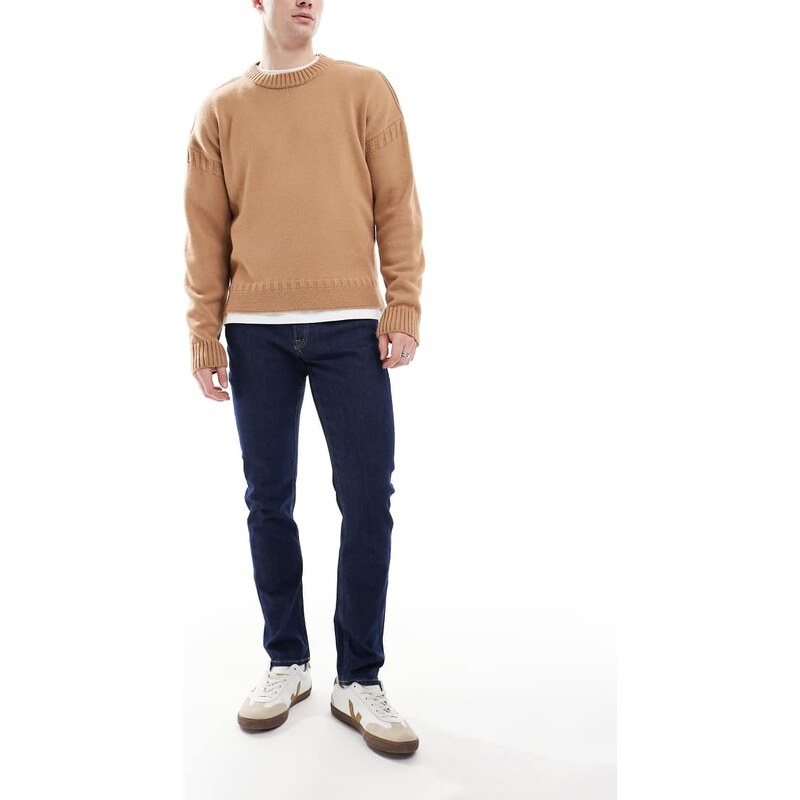 Jack & Jones Glenn slim fit jeans in dark blue wash