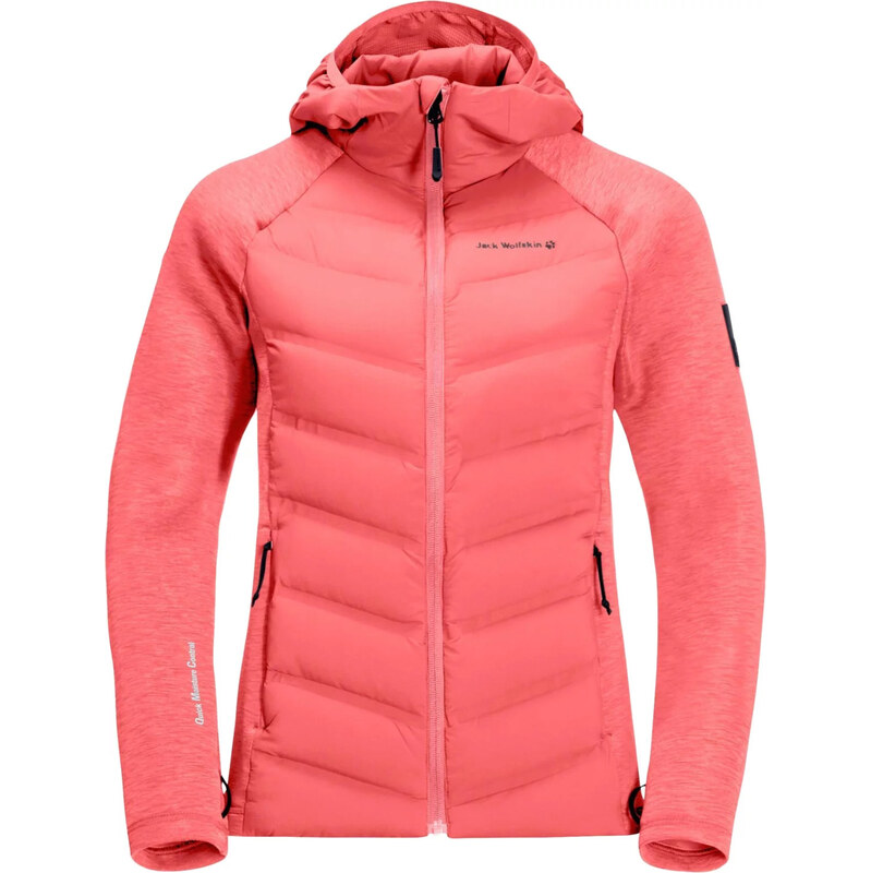 Broskvová dámská sportovní bunda Jack Wolfskin Tasman Jkt W