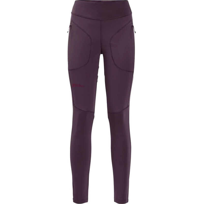Fialové dámské outdoorové kalhoty Jack Wolfskin Salmaster Pants W 109448117