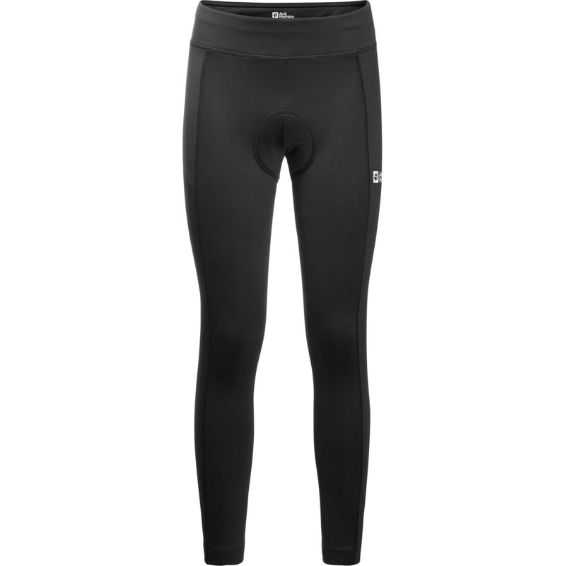 Černé dámské cyklistické legíny Jack Wolfskin Morobbia Tights W Černá 109448118