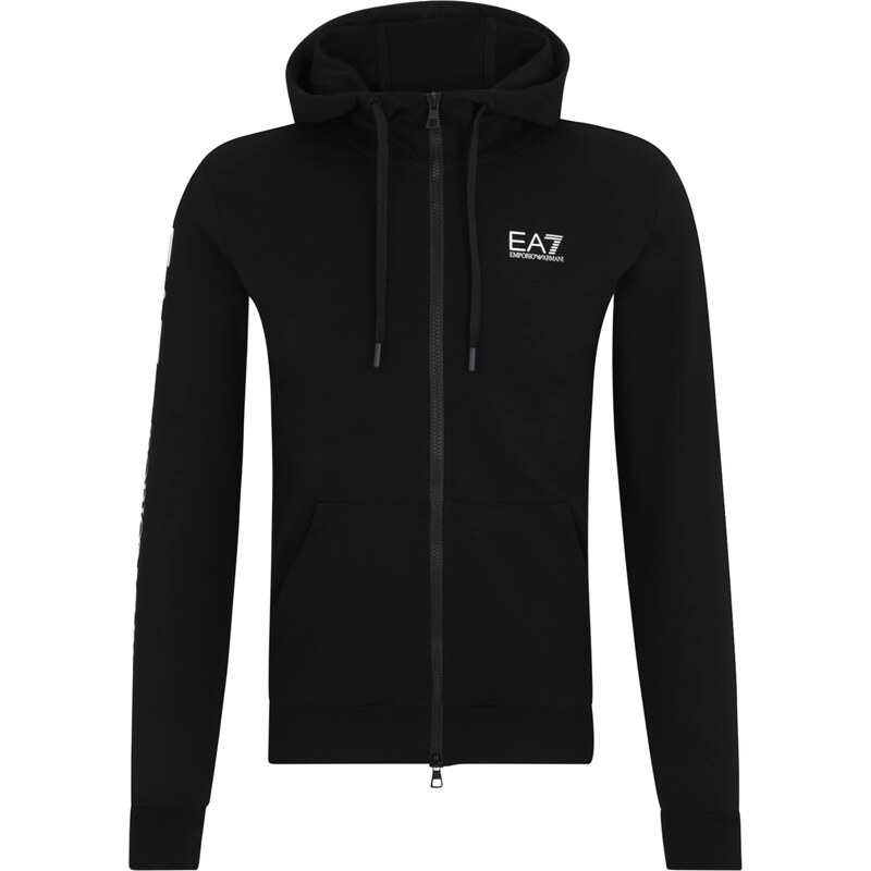EA7 Emporio Armani Mikina černá / bílá