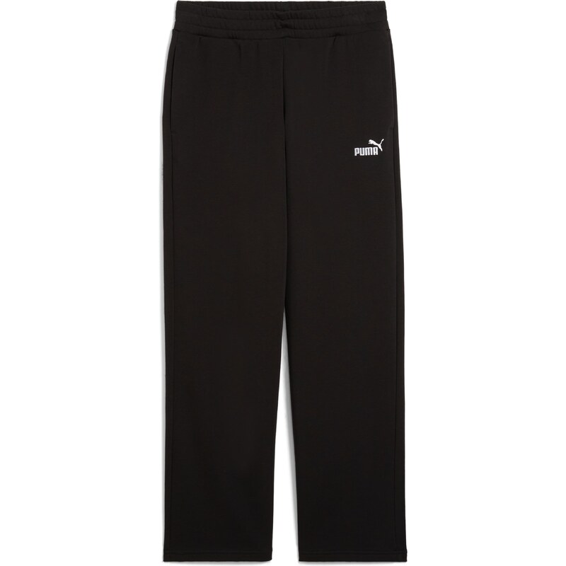 PUMA Sportovní kalhoty ESS No. 1 černá / bílá