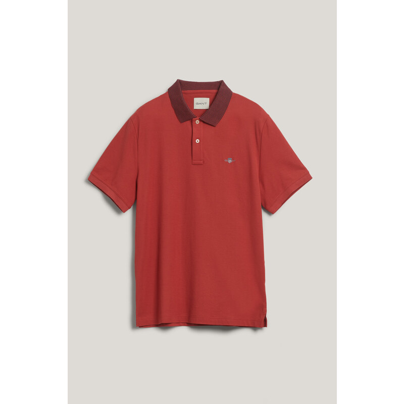 POLOKOŠILE GANT TIPPING DETAIL POLO BRICK RED