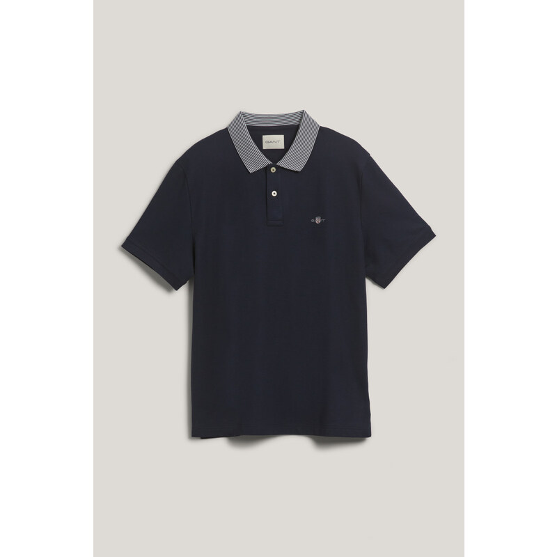 POLOKOŠILE GANT TIPPING DETAIL POLO EVENING BLUE