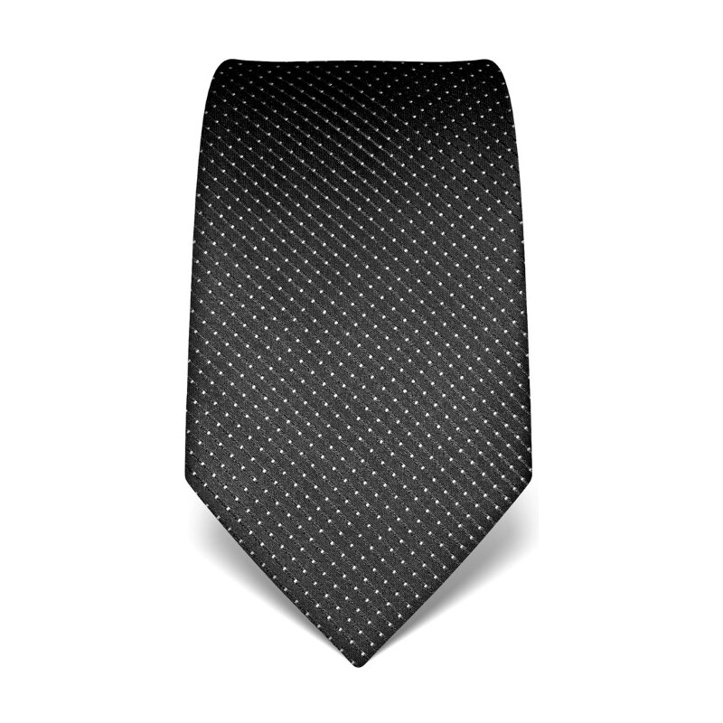 Vincenzo Boretti Luxusní antracit kravata s prošitím V. Boretti 21939
