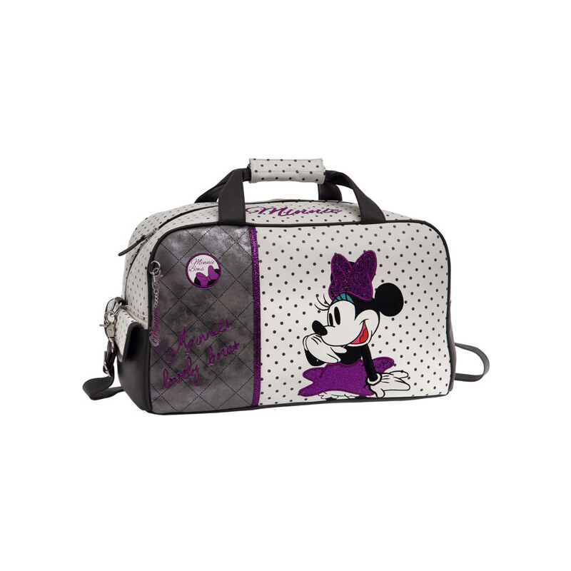 Joummabags Luxusní cestovní taška Minnie Mašle 45x25x23 cm