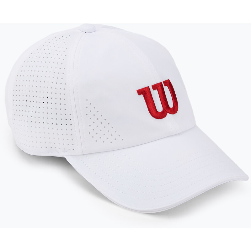 Kšiltovka Wilson Active Perforated Cap bright white / infrared