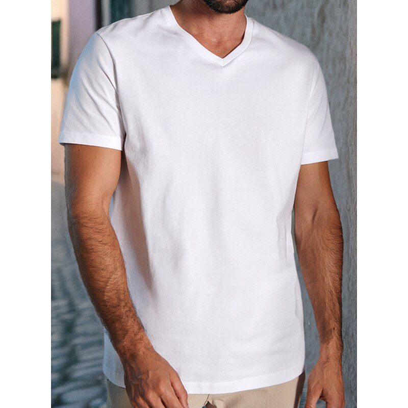 Sinsay - Tričko s krátkým rukávem - bílá