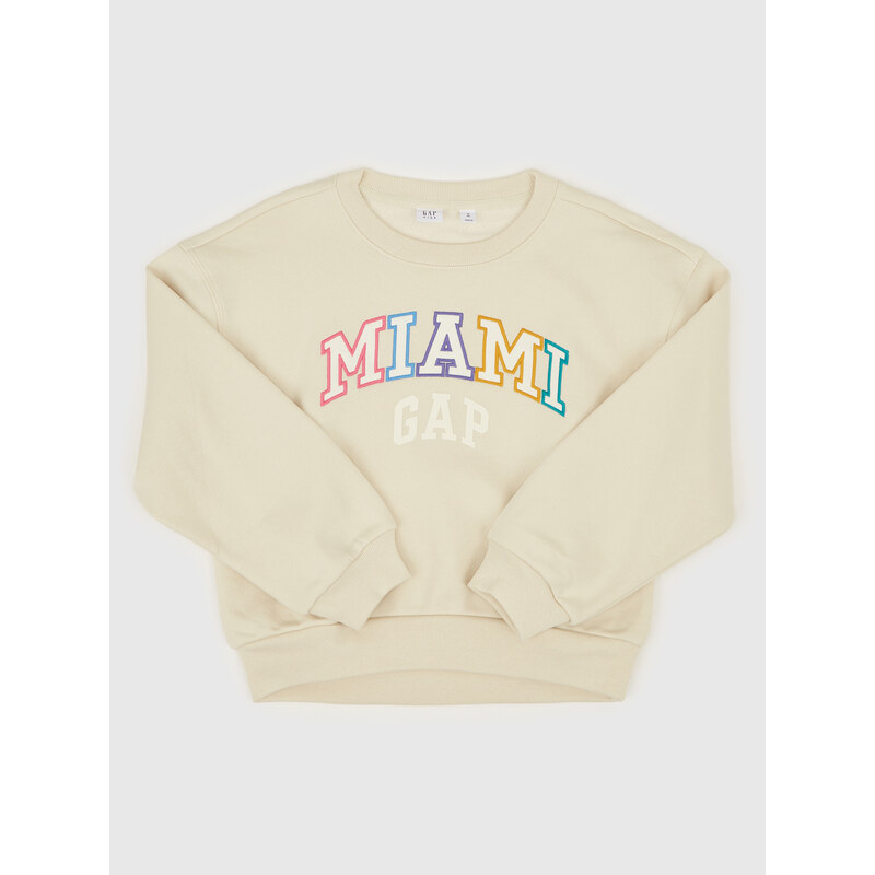 GAP Dětská oversize mMikina s logem - Holky