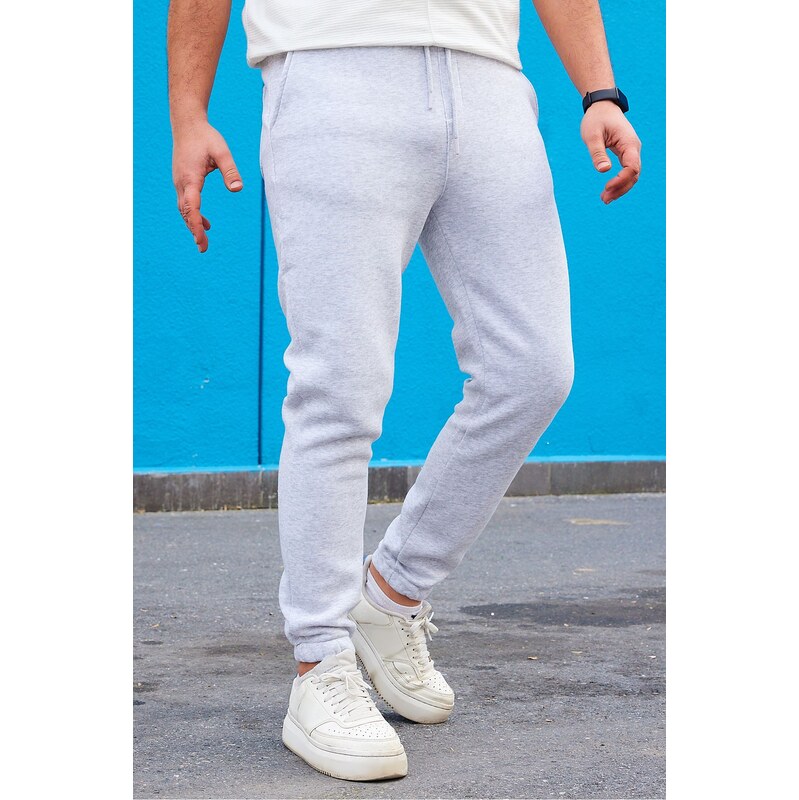 Trendyol Pánské Šedá Běžný / Normální Fit Elastické Šněrovací