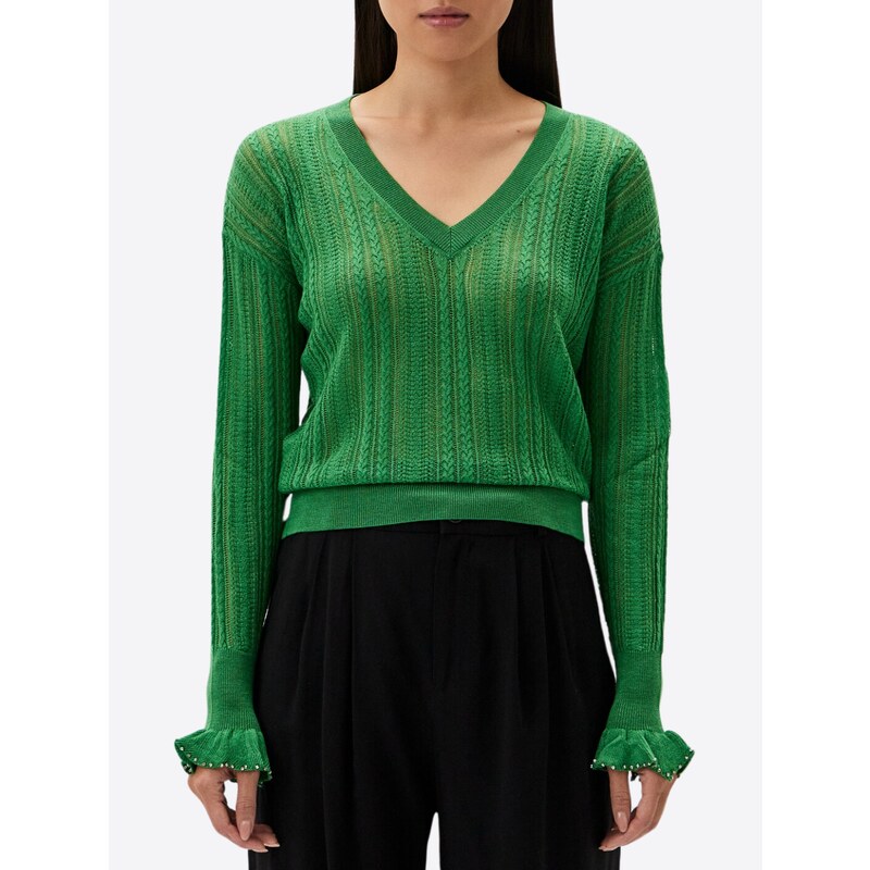 PINKO Fantasia Green svetr 104193048