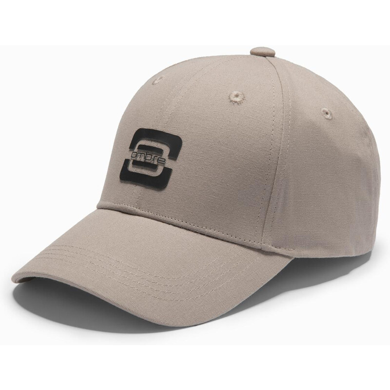 Ombre Mens logo baseball cap - ash