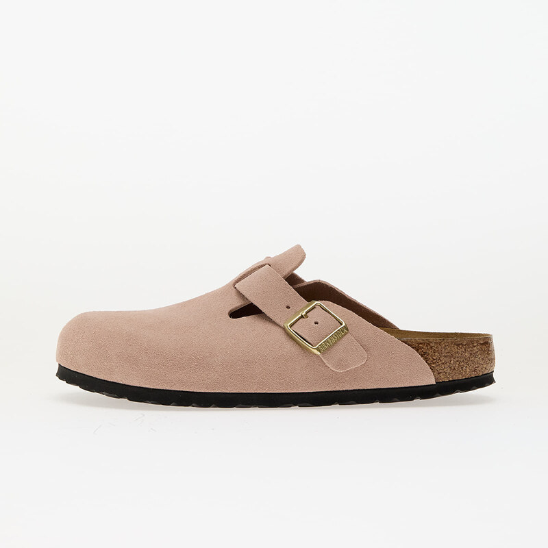 Birkenstock Boston Suede Leather Light Rose