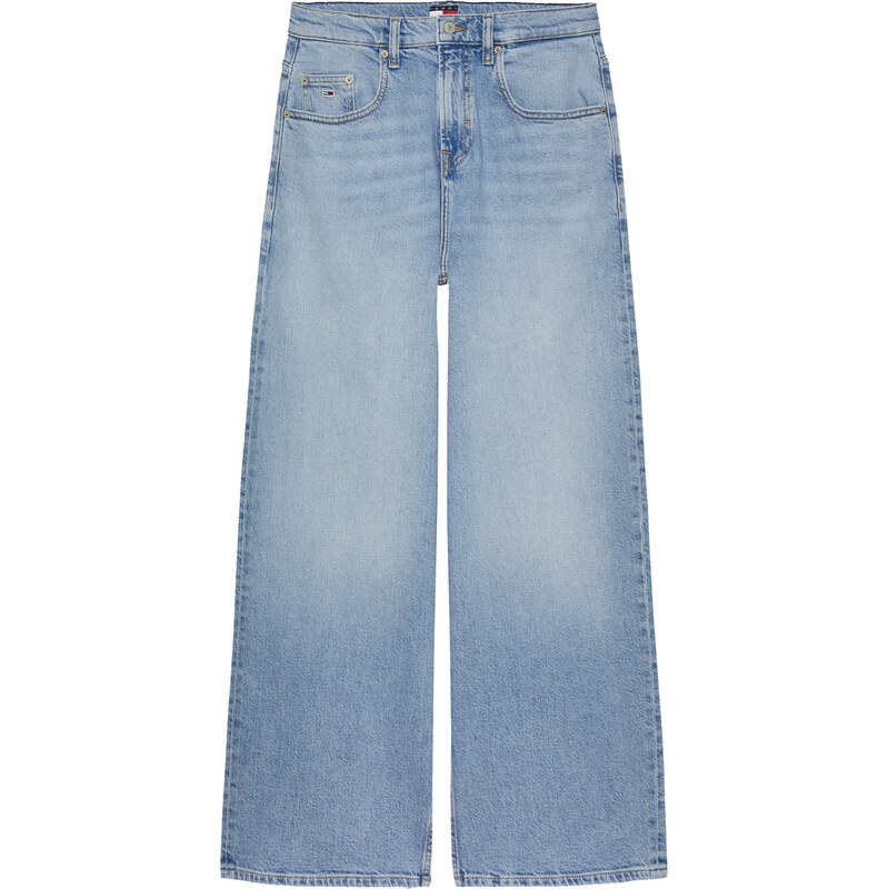 Tommy Jeans Džíny Mid Rise Loose Wide Leg modrá džínovina