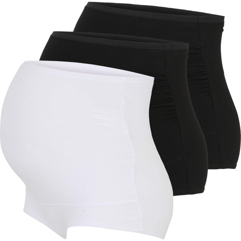 Lindex Maternity Kalhotky černá / bílá 104173112