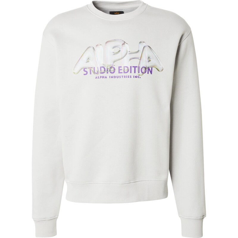 ALPHA INDUSTRIES Mikina Studio Edition Vibe barvy bláta / světle