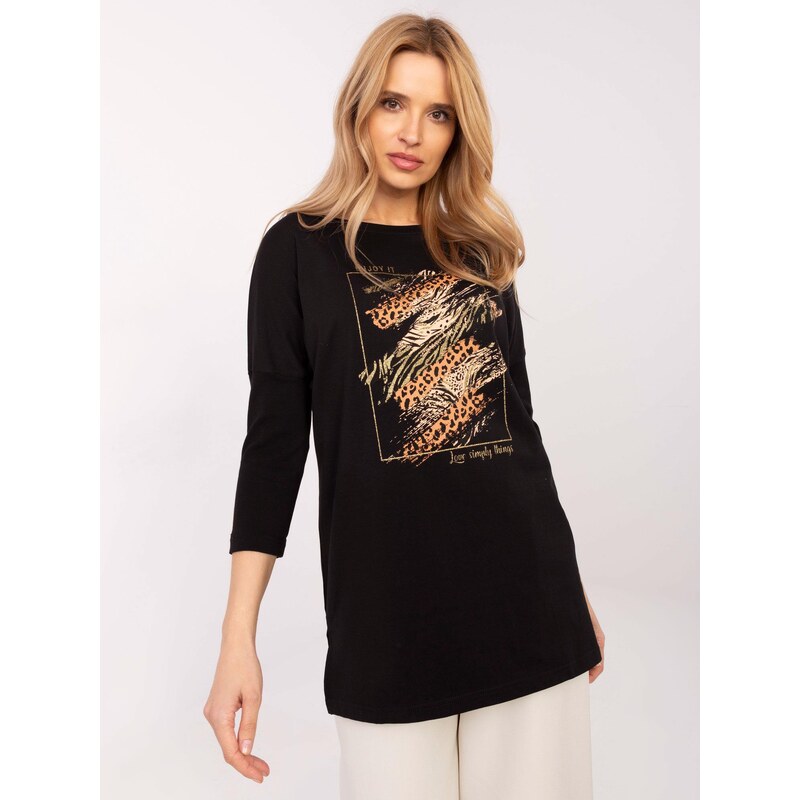 Calimera Blouse-CLM-BZ-0052.37-black